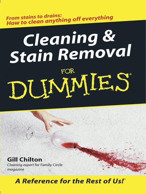 Title details for Cleaning & Stain Removal for Dummies by Gill Chilton - Wait list